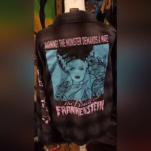 Bride of Frankenstein Graphic Flannel